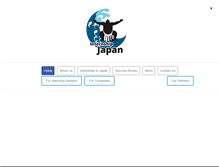 Tablet Screenshot of internshipjapan.org